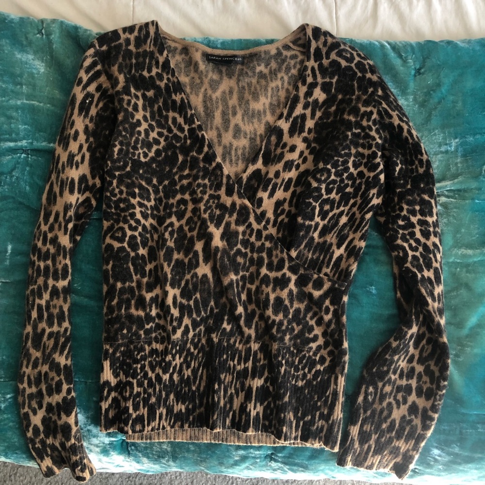Cheetah Print Sweater